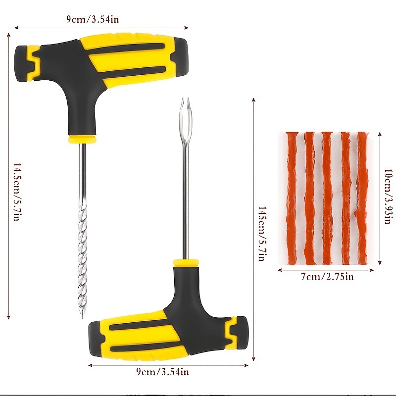 Tire repair tool kit EVA bag for cars, motorcycles, electric vehicles, vacuum tire repair tool kit