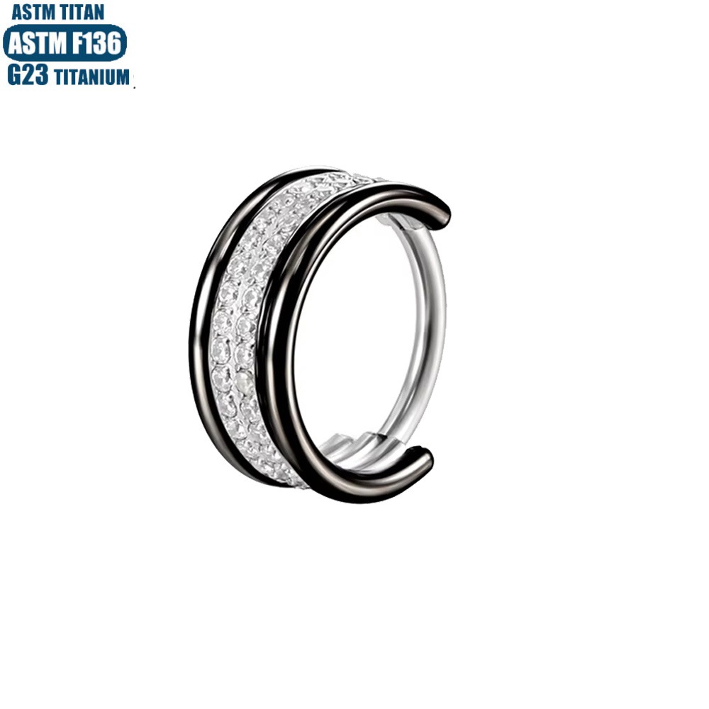 Labret piercing jewelry detail image