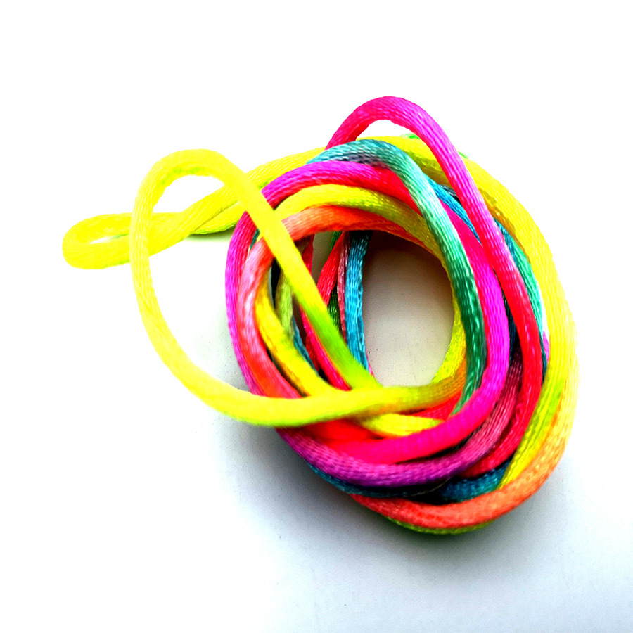 儿童翻花绳手编线幼儿园DIY手工课课外活动传统游戏无弹力棉绳