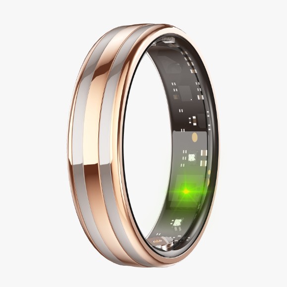 Nuevo anillo inteligente transfronterizo frecuencia cardíaca oxígeno cepillo de sueño video monitoreo de salud tecnología negra pulsera inteligente Bluetooth