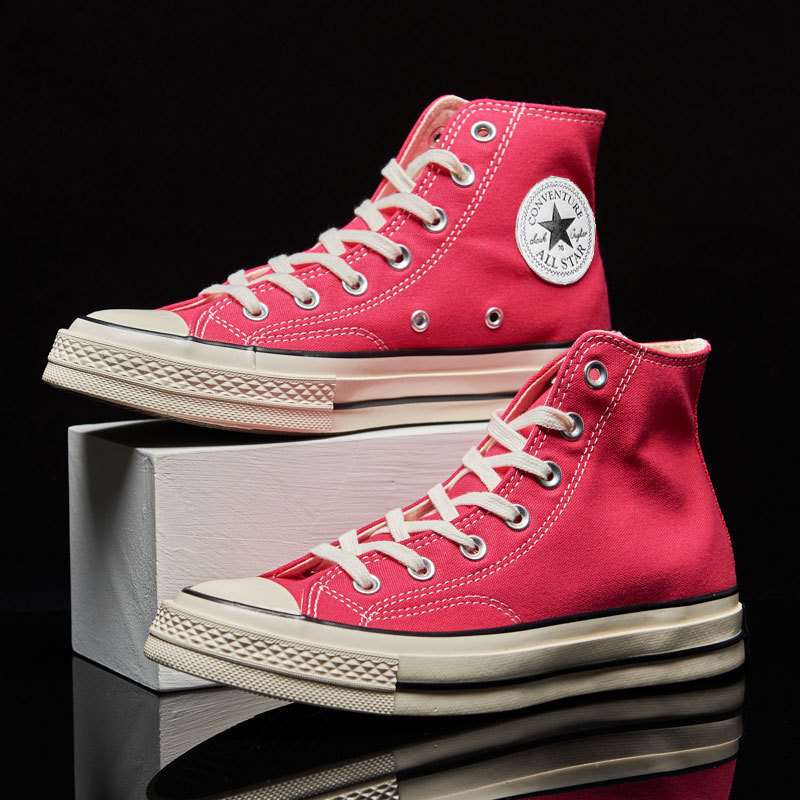 Meiqi Converse 1970S Canvas Shoes High-Top Men's Shoes Black Classic Versatile Men's and Women's Wear-Resistant Casual Shoes Putian