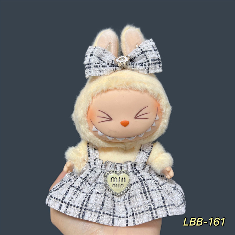 ラブブ ペンダントドール 着せ替えベビー服セット 17cm ラブブ 一世代と二世代の着せ替えベビー服|undefined