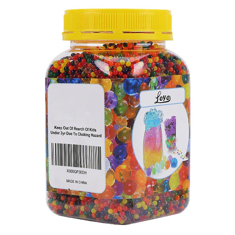 Трансграничные впитывающие бусины 50000 таблеток в бутылках 270 г Волшебные бусины пузырь большие бусины Кристалл грязь без почвы выращивание большие бусины дракона 7-8 м