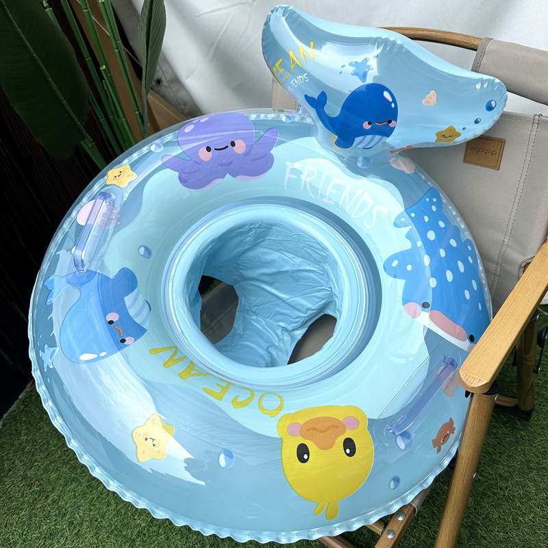クジラ柄水泳輪レビュー