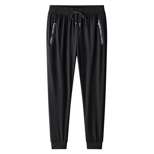 Summer ultra thin silk quick dry breathable trousers