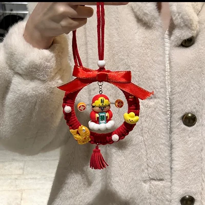 Handmade God of Wealth Car: Car hanging