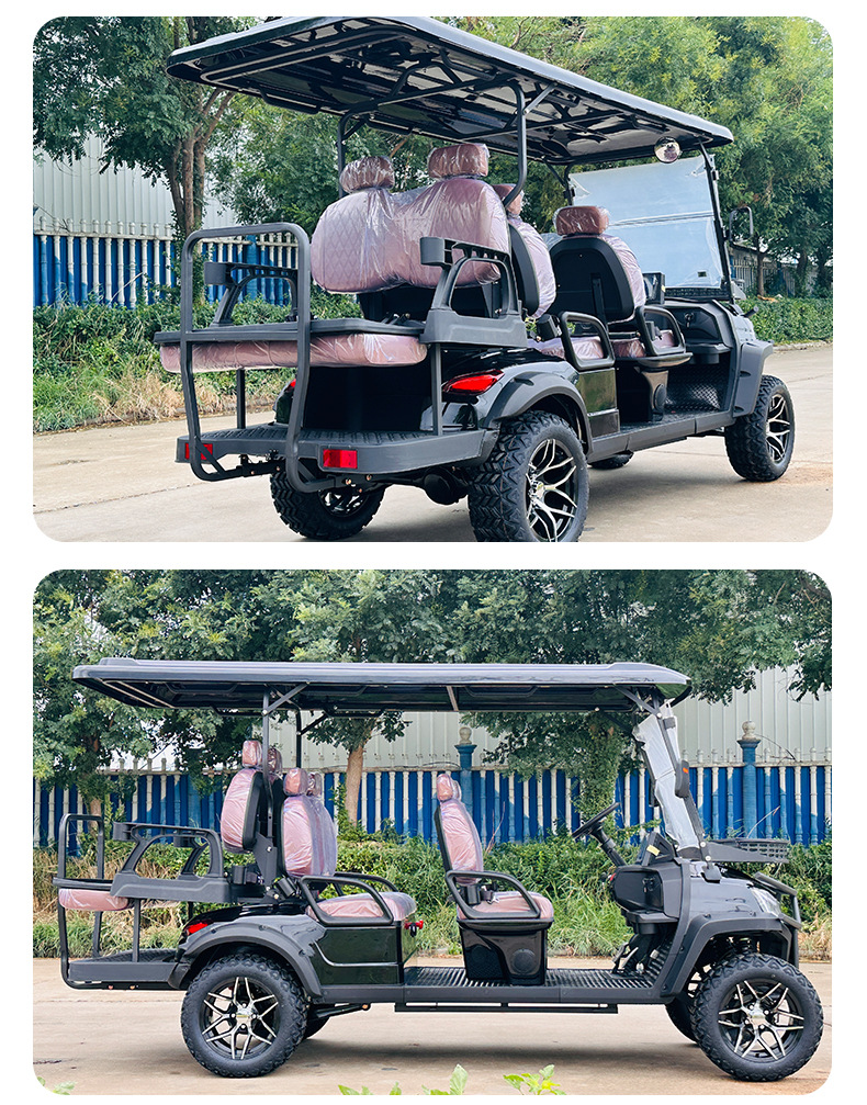 Electric Golf Cart Four-Wheel Scenic Area Park Viewing Reception Vehicle Hotel Airport Shuttle Golf Cart