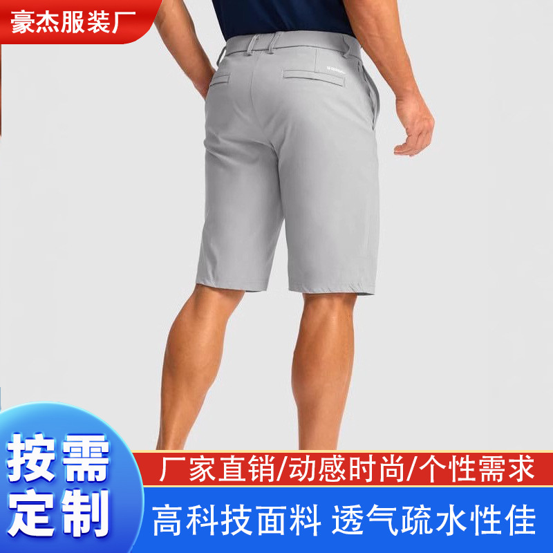 Cross-border Casual Shorts Golf Shorts with Pocket 11 Inch Inline Stretch