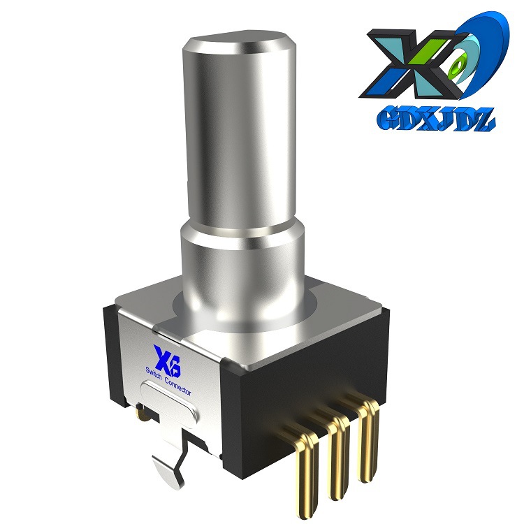 电器EC编码器开关带按压功能 灯光调节旋钮开关 音量控制编码开关