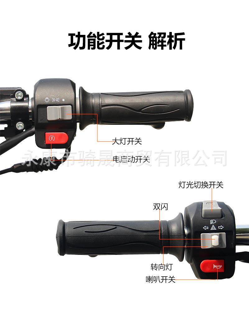 Cross-border exclusive supply of Road Boss Tiger 8th generation 150CC fuel-powered scooter, can be labeled as a 50CC moped
