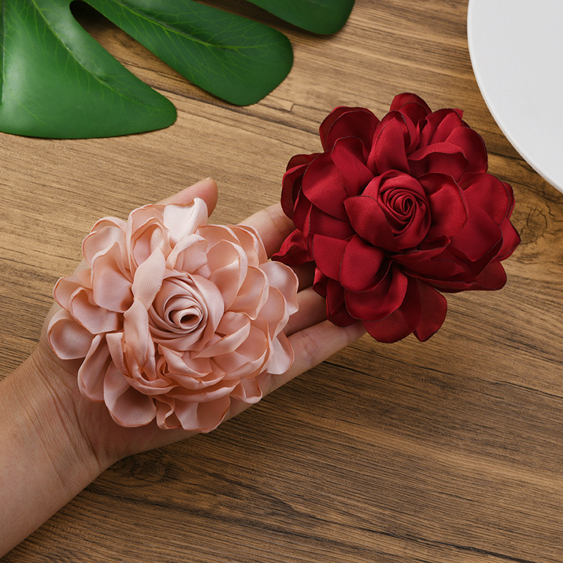 Spilla camelia vintage elegante da donna accessorio per abito_voghion.com
