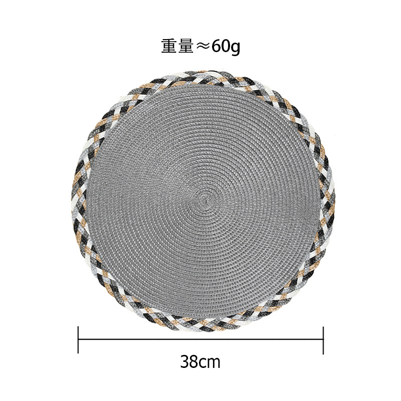 Comercio electrónico transfronterizo exclusivo para colchones aislantes de color natural japonés almohadillas de yute ecológicas almohadillas de maíz almohadillas de tazón de cuero almohadillas de agua