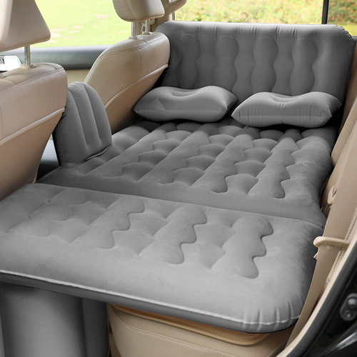 Car inflatable bed car air pad foldable mattress car travel bed air mattress sleeping gadget car accessories