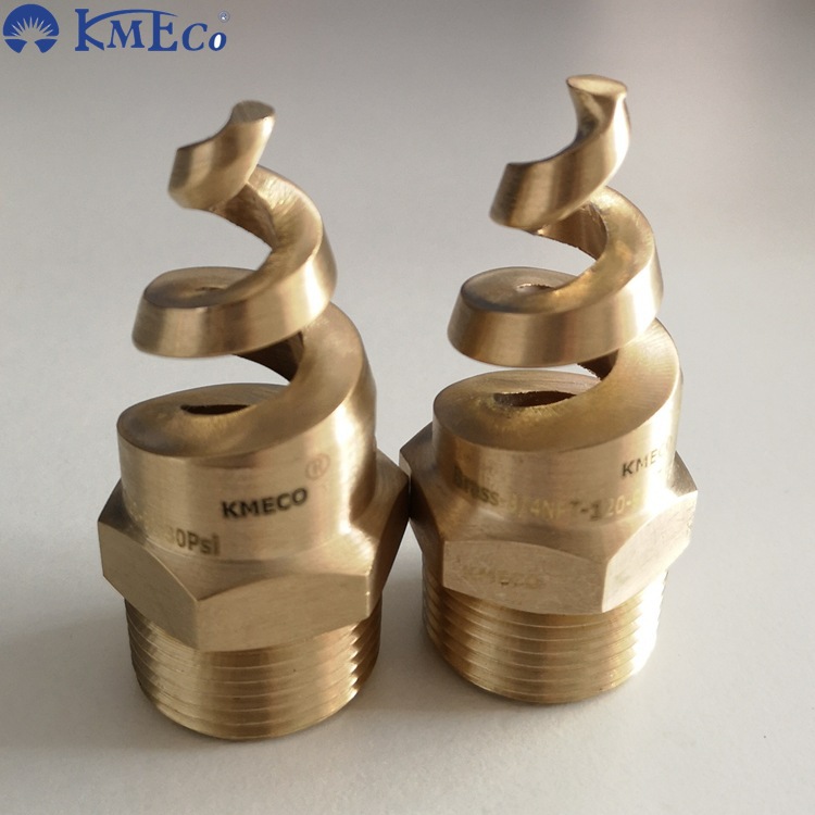 苏斯铂润黄铜 钛合金 不锈钢2205 PP实心锥螺旋喷嘴替代lechler