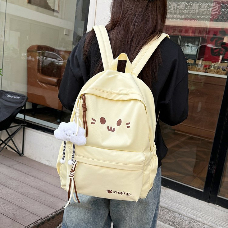 书包初中生双肩包2025新款超火卡通ins风女生高颜值女小背包肩包