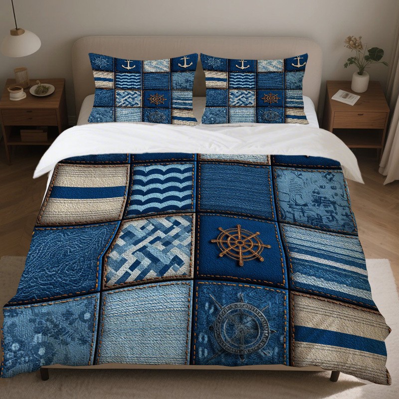 Transfronterizo textil doméstico navegar anclaje digital impresión abrasión quilt kit fábrica directa soporte TEMU / JIT