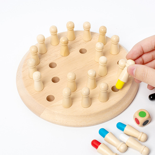 Color memory chessboard children's concentration training toy puzzle logical thinking parent-child interactive tabletop game
