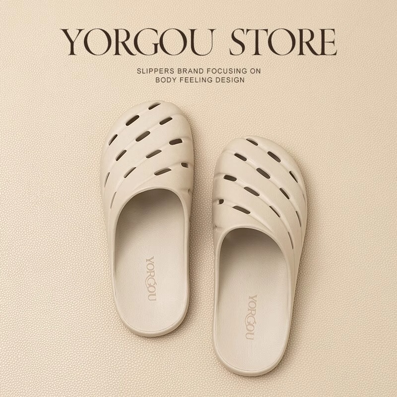 Yuangang Baotou Can Be Worn Outside the Clogs for Women Summer 2025 New Anti-Slip and Anti-Odor Beach Sandals and Slippers Garden Shoes for Men