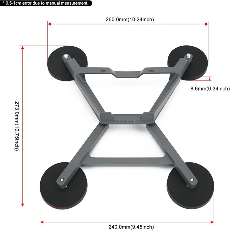 FOR MINI STR V4 soporte de automóvil de metal de aleación de aluminio absorción magnética 66mm soporte portátil resistente al calor ahora image 4