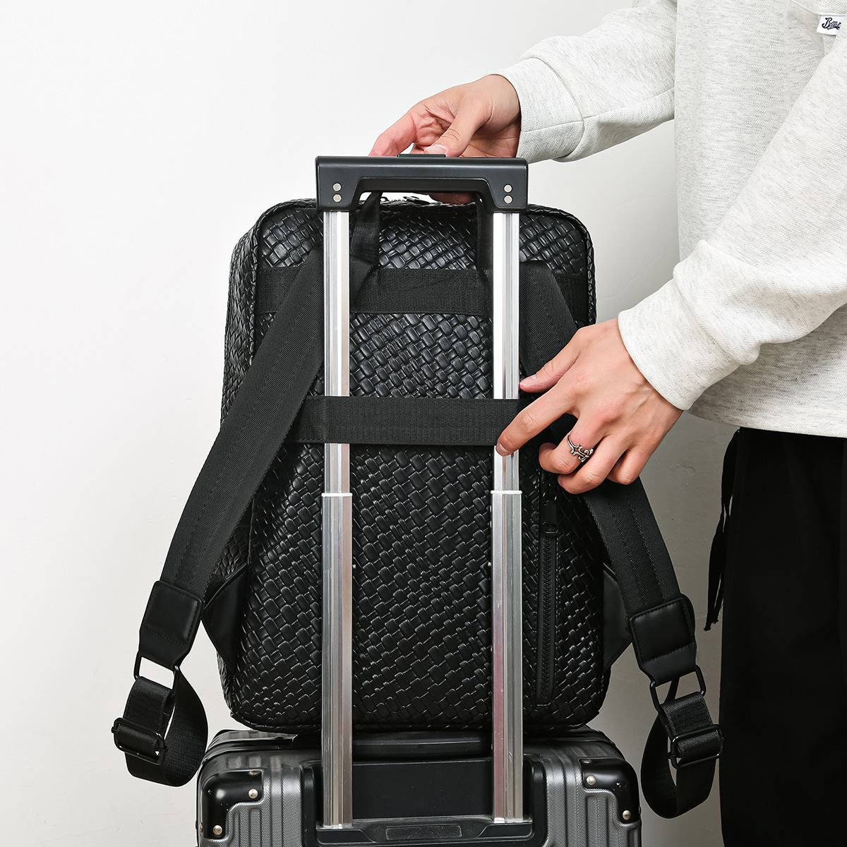 Pánský business batoh na notebook v korejském stylu_voghion.com