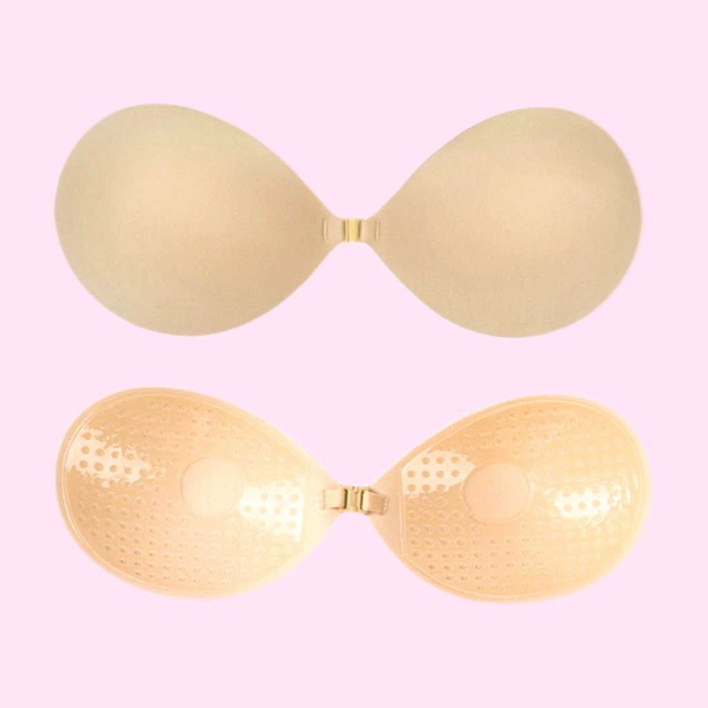 Nipple stickers silicone thin breathable — invisible adhesive bra pads, sizes A–D, 0.5 cm