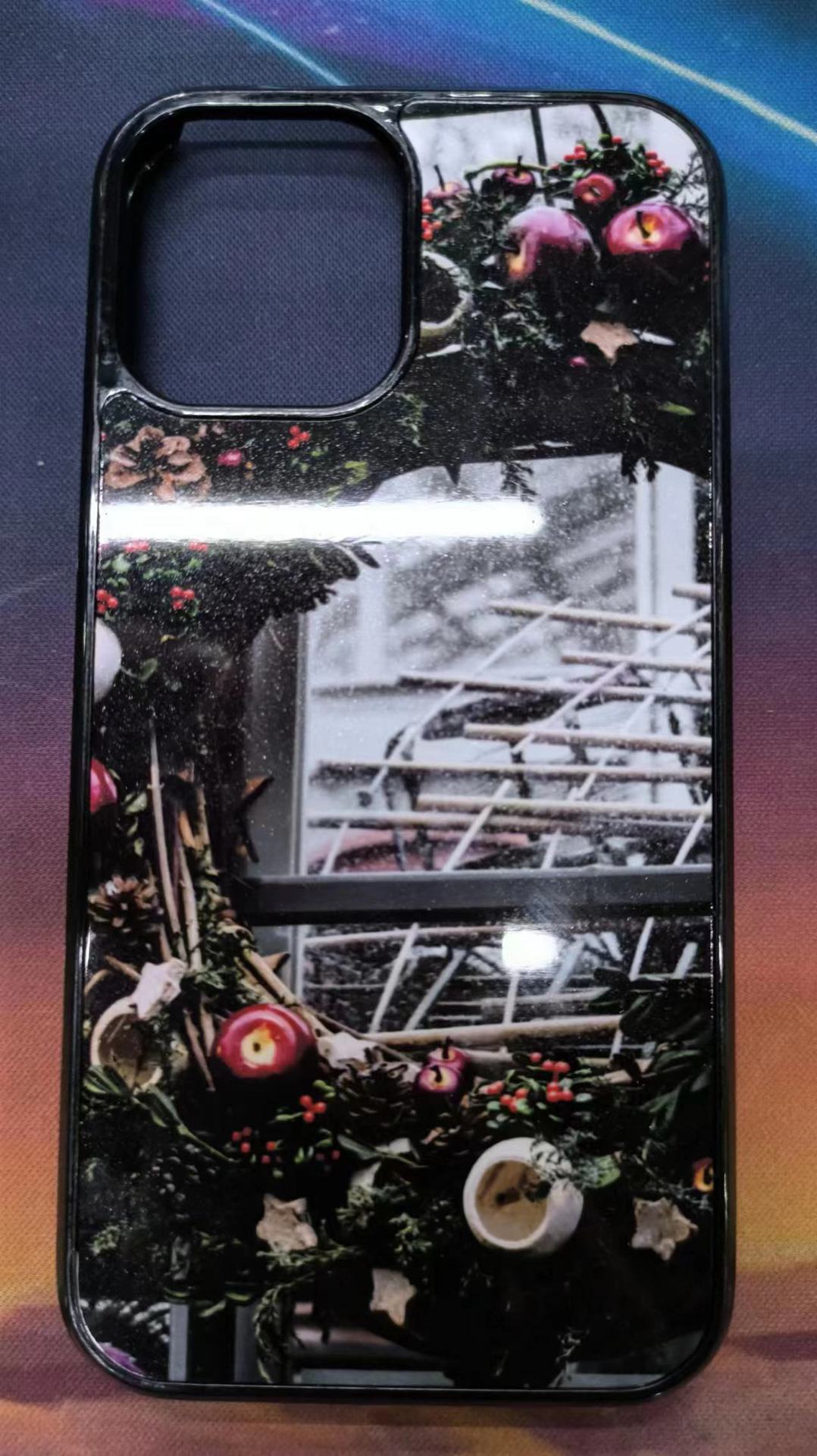 Aplicable a la caja del teléfono de la transferencia térmica de Apple 13 iPhone8 Feilin caja del teléfono duro borde teléfono caso en blanco material