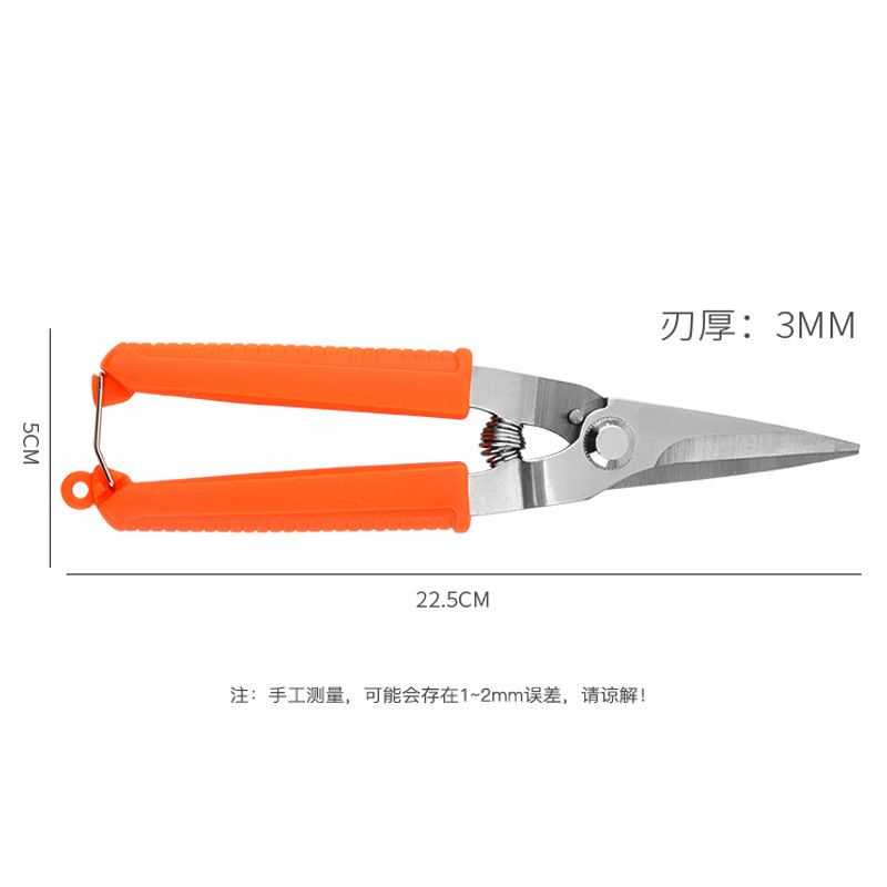 Jardín de acero inoxidable tijeras horticultura injerto tijeras de corte tijeras