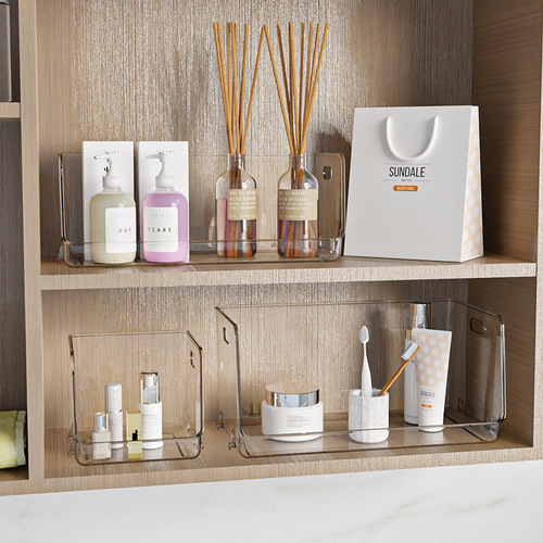 Overflow purchase cosmetics storage box large capacity washstand desktop lipstick skin care products perfume storage rack storage box