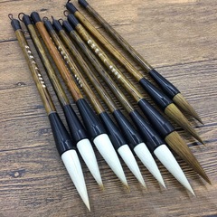 Manufacturer wholesale pure wolf, pure sheep, pure mixed scoop, wolf hair brush calligraphy and painting practice Wenhang stationery
