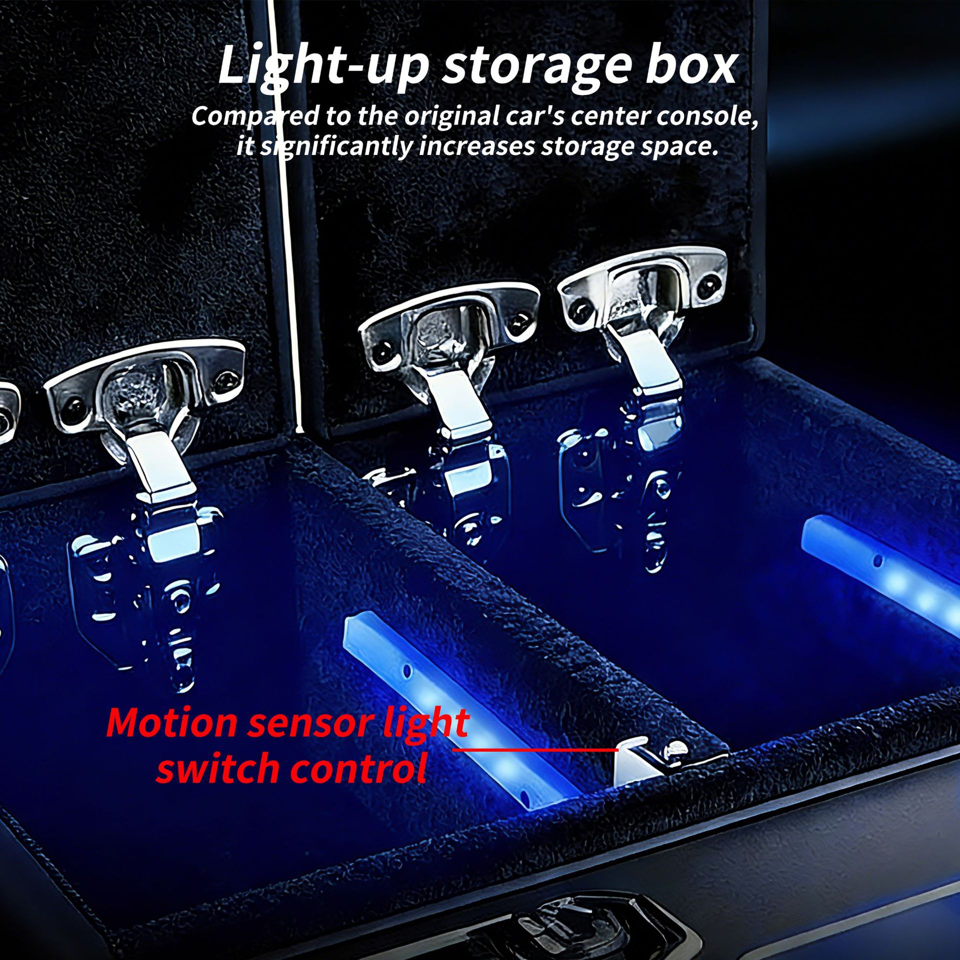 Suitable for Toyota Hiace 200 Series Dx Armrest Box, Center Console Storage Box, Cup Holder Accessories Modification