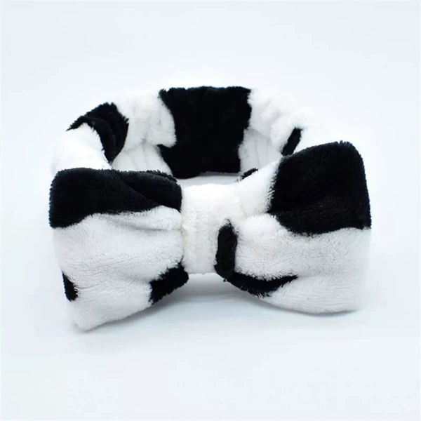 Black and white cow