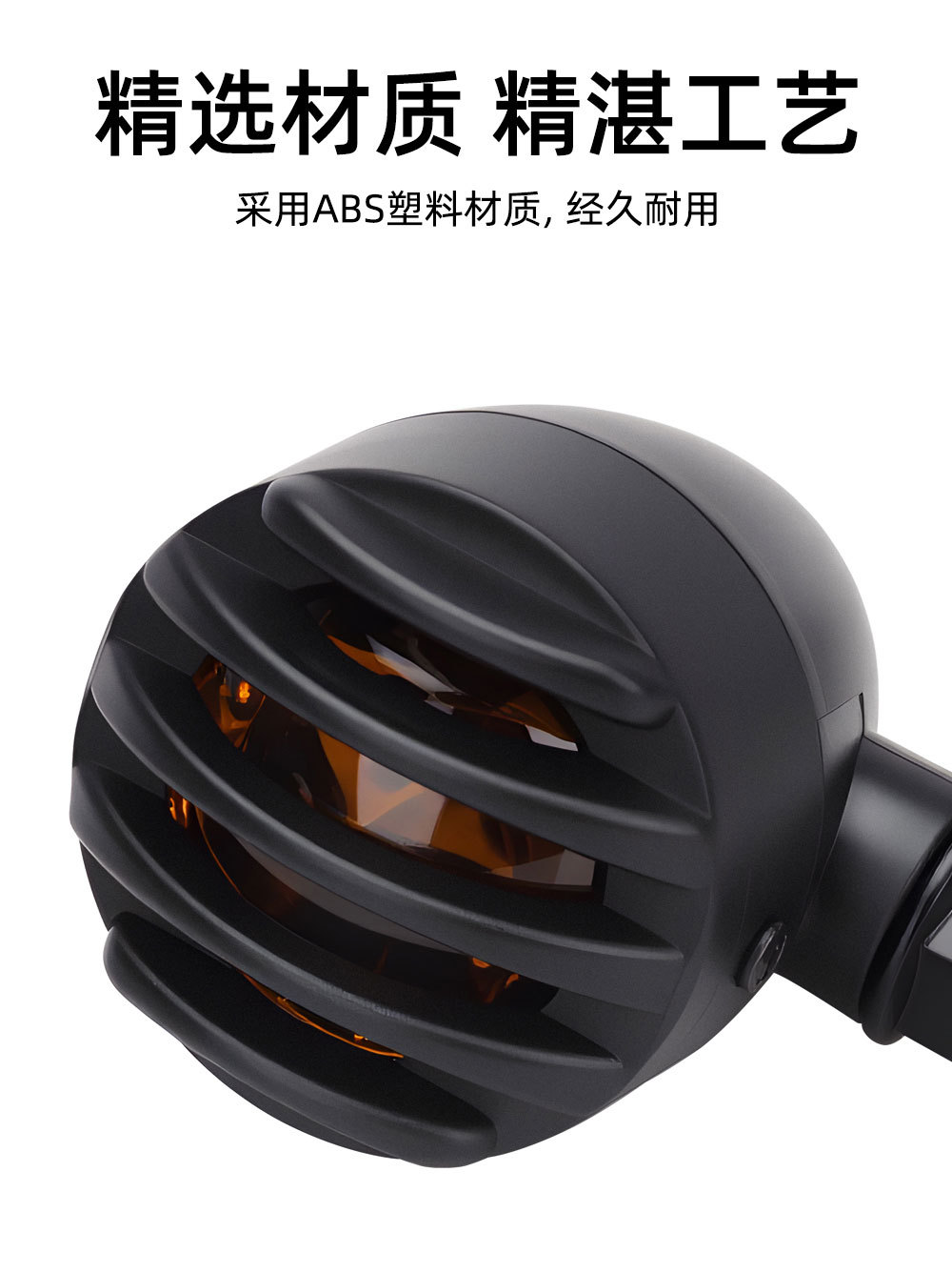 High-Brightness 12V Retro Motorcycle Grille Turn Signal Light Indicator Light Signal Lamp Motorcycle Warning Light