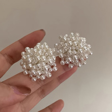 O 19044 Pearl Zircon Stud Earrings �����ʯ�����羳��ó