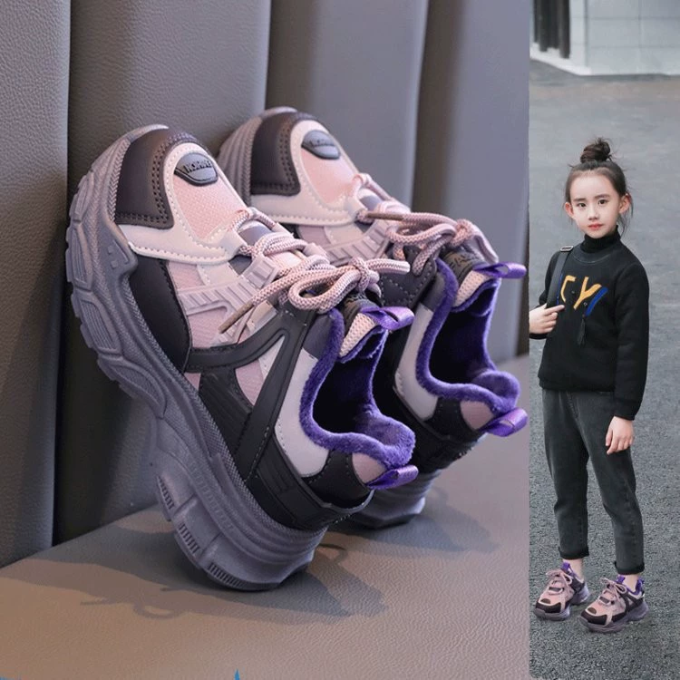Обувь для девочек детские кроссовки обувь старого отца для мальчиков взрыв 2023 Осень Новая легкая и дышащая детская обувь