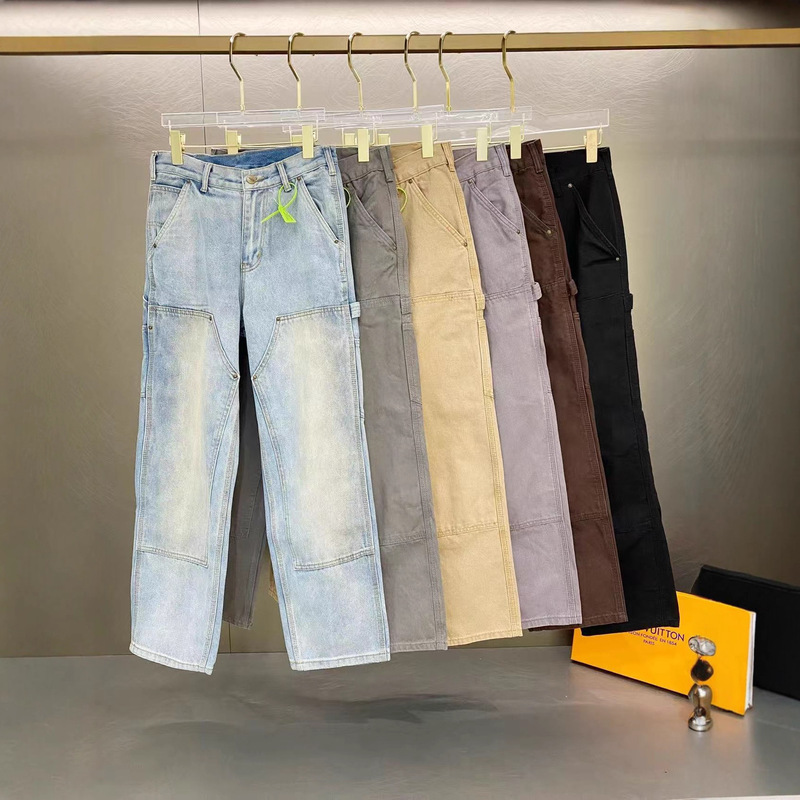 Cross-Border Foreign Trade B01 Hart B136 Washed Distressed Double-Knee Sailcloth Durable Workwear Logging Pants Long Pants Vibe Style Cross-Border Foreign Trade B01 Hart B136 Washed Distressed Double-Knee Sailcloth Durable Workwear Logging Pants Long Pants Vibe Style