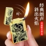 明火定制充气侧滑打火机