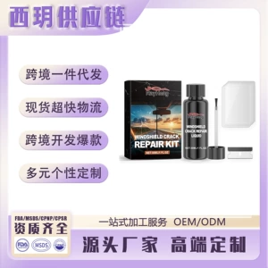 Rayhong Car Windshield Care Solution Glass Nano Repair Kit for Cracks and Clear Vision