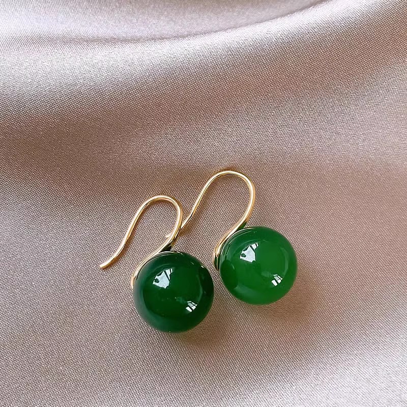 S925银针韩版耳钉简约气质小众个性珍珠耳环女高级感轻奢耳饰批发详情15