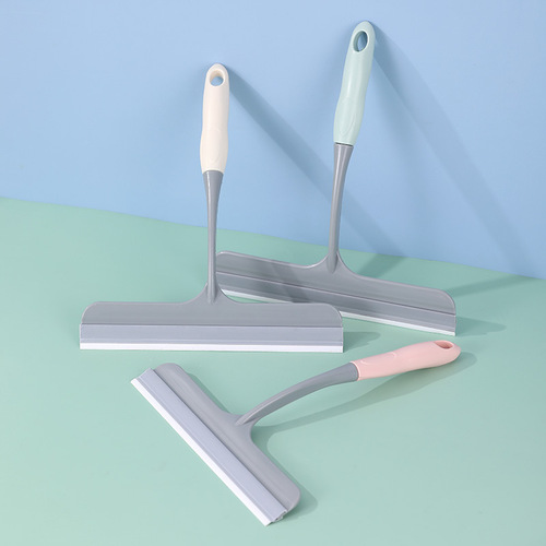 077 Soft Glass Scraper Bathroom Glass Wiper Household Window Glass Cleaner Window Cleaner Cleaning Window Scraper