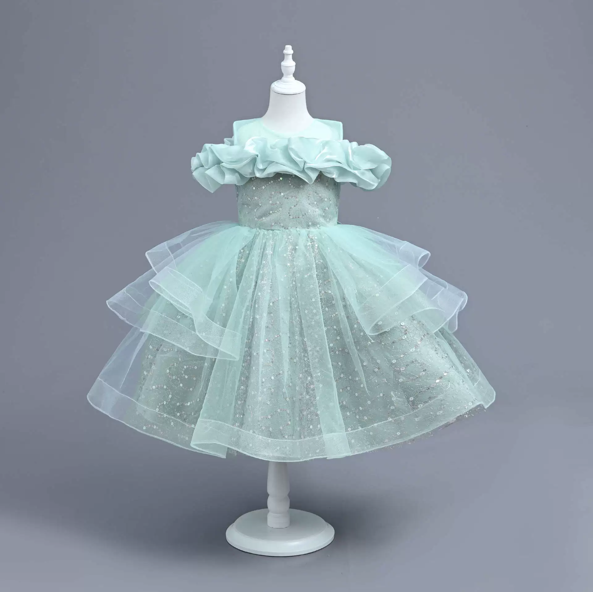 Children's skirt girl's, small princess costume, evening dress, western style, children's clothing, tutu skirt