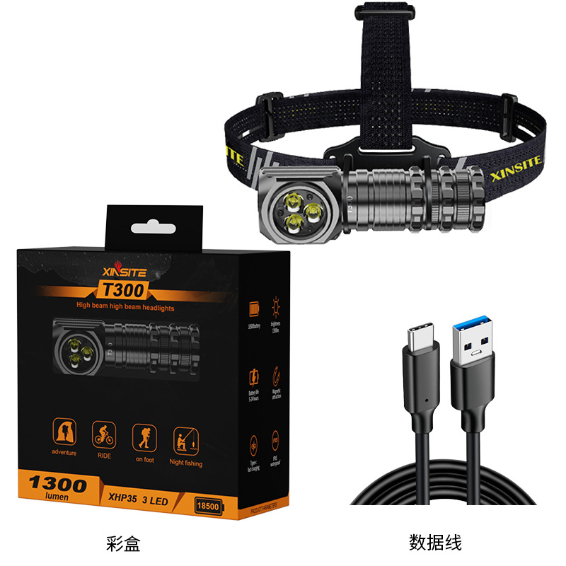 Transfronteriza nuevo al aire libre fuerte luz faro multi-funcional larga resistencia faro desmontable lámpara de linterna de emergencia