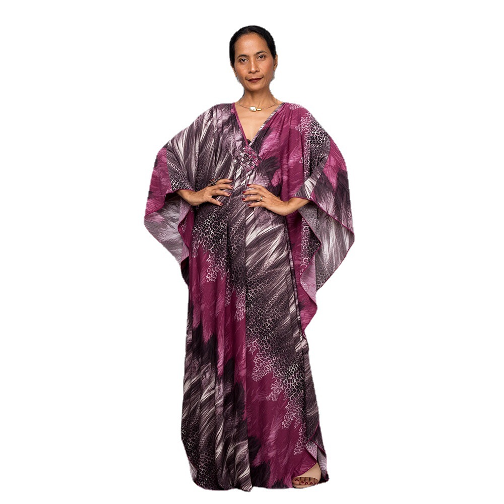 Europa y América nueva playa blusa suelta más tamaño traje de vacaciones bikini protección solar camisa traje de baño blusa exterior 5D195