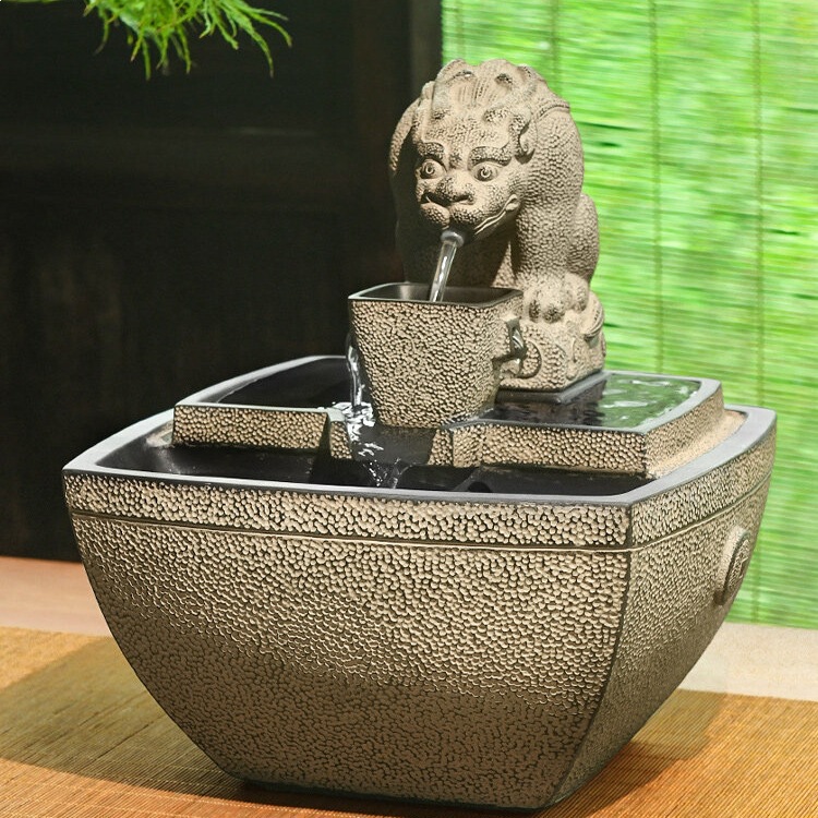 Household Water Feature Ornament, Circulating Water Feng Shui Wheel, Wealth-Attracting Water Beast, Fountain Water Feature, Opening Gift, Daily Wealth Flow Household Water Feature Ornament, Circulating Water Feng Shui Wheel, Wealth-Attracting Water Beast, Fountain Water Feature, Opening Gift, Daily Wealth Flow