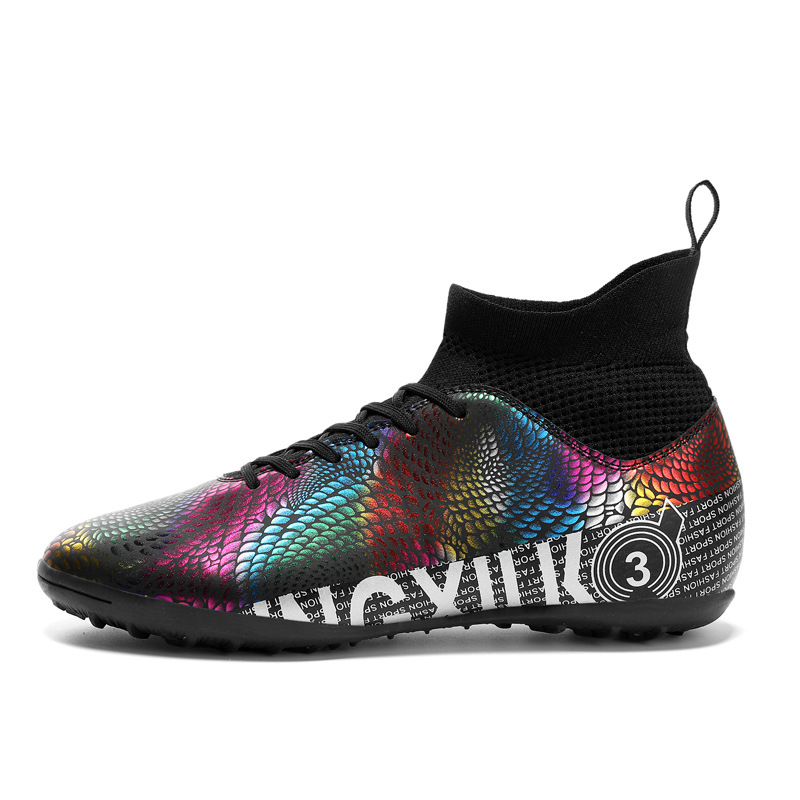 Transfronterizo 31-48 tamaño C Luo zapatos de fútbol de uñas largas y cortas zapatos de competición para estudiantes adultos de alto rendimiento entrenamiento zapatos de fútbol