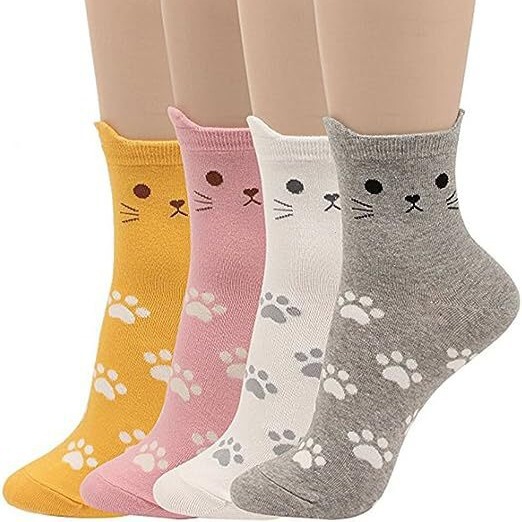 Amazon Cross-Border Supply Trendy Brand Same Style Aliexpress Happy Large Size Women's Socks Mid-Calf Long Socks