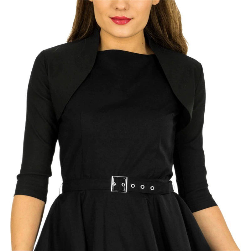 Короткий рукав облако плечо ЖИЛЕТ СВАДЕБНЫЙ атласное пальто куртка с длинным рукавом вокруг шеи Черный Серебро Шампанское соответствующие платье