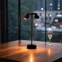 led充电酒吧台灯高杆咖啡厅餐厅清吧服务发光卡座酒吧桌灯小夜灯