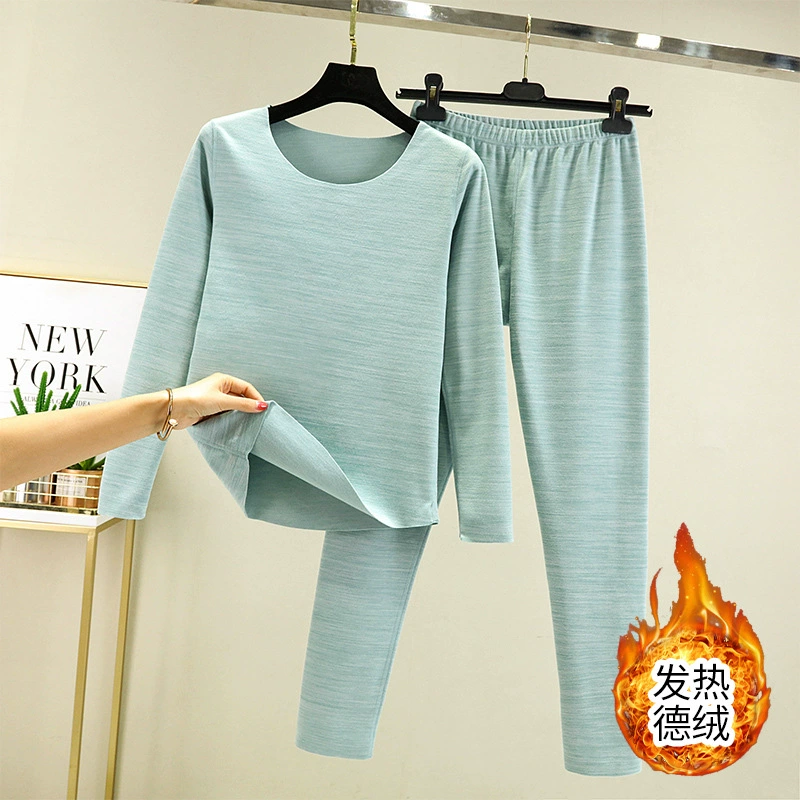 Двусторонняя бархатная нижняя рубашка, женская зимняя одежда, большие размеры на флисовой подкладке, осенняя одежда и брюки, зимний приталенный теплый плотный хлопковый свитер