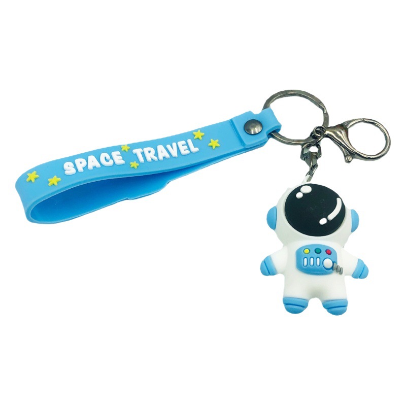 Máscara grande astronauta epoxi llavero colgante bolsa de coche boutique moda adornos