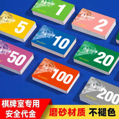 チェスルームのチップ専用のトランプ用のチップのフロストコードのカードの厚い偽造防止の貨幣のマージャンのチップのカード